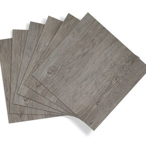 selbstklebende Bodenfliesen Grey Wood (11er Set)